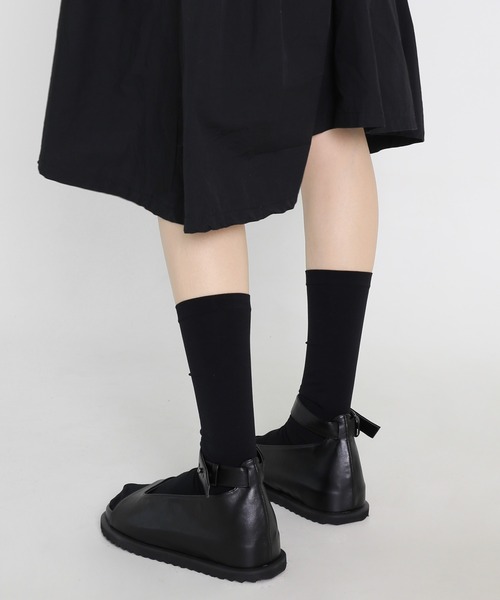 minsobi(ミンソビ)の「シアーハイソックス(タイツ/ストッキング・レディース・ブラック/グレー/イエロー/ライトピンク/Cream・FREE)」の11枚目の写真