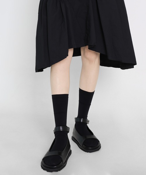 minsobi(ミンソビ)の「シアーハイソックス(タイツ/ストッキング・レディース・ブラック/グレー/イエロー/ライトピンク/Cream・FREE)」の9枚目の写真