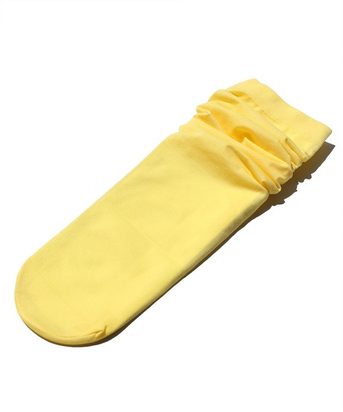 minsobi(ミンソビ)の「シアーハイソックス(タイツ/ストッキング・レディース・ブラック/グレー/イエロー/ライトピンク/Cream・FREE)」の16枚目の写真