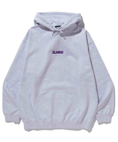XLARGE（エクストララージ）の「STANDARD LOGO PULLOVER HOODED SWEAT（パーカー・メンズ・グリーン/アッシュ/バーガンディー/ブラック/パープル・S/XL/M/L）」の12枚目の写真