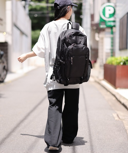 WEGO（ウィゴー）の「WEGO/【WEB限定】ユーティリティーバックパック（バックパック/リュック・メンズ・ブラック・FREE）」の2枚目の写真