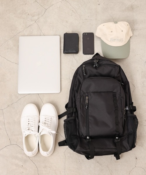 WEGO（ウィゴー）の「WEGO/【WEB限定】ユーティリティーバックパック（バックパック/リュック・メンズ・ブラック・FREE）」の6枚目の写真