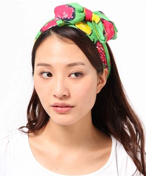 チャイハネ（チャイハネ）の「【チャイハネ】エスニックプリント リボンターバン ヘアバンド（ヘアバンド・レディース・グリーン/ブルー/ネイビー/ターコイズブルー/レッド/ホワイト/パープル/アーミー/ホワイト系その他・FREE）」の17枚目の写真