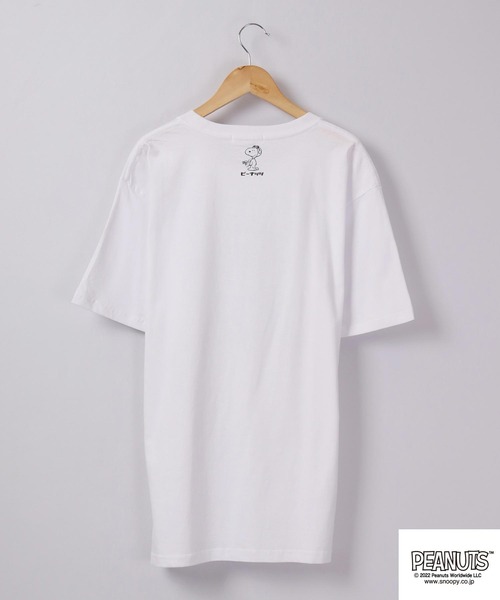 PEANUTS（ピーナッツ）の「PEANUTS ｽﾇｰﾋﾟｰ/ﾁｬｰﾘｰﾌﾞﾗｳﾝ/ｳｯﾄﾞｽﾄｯｸ コッチミテ！半袖Tシャツ（Tシャツ/カットソー・レディース・ホワイト/ブラック/ネイビー/ピンク/オレンジ/ホワイト系その他/ブラック系その他/杢グレー/グレー系その他/グレイッシュブルー/ホワイト系その他2/ホワイト系その他3・S/M/L/LL）」の14枚目の写真