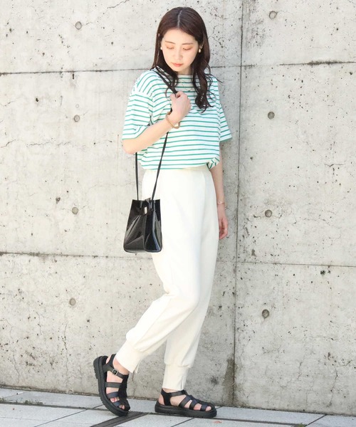 HONEYSUCKLE ROSE（ハニーサックルローズ）の「【HONEYSUCKLE ROSE】スリットジョガーパンツ（その他パンツ・レディース・グレー/ブラック/オフホワイト・M/L）」の8枚目の写真