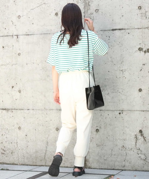 HONEYSUCKLE ROSE（ハニーサックルローズ）の「【HONEYSUCKLE ROSE】スリットジョガーパンツ（その他パンツ・レディース・グレー/ブラック/オフホワイト・M/L）」の9枚目の写真