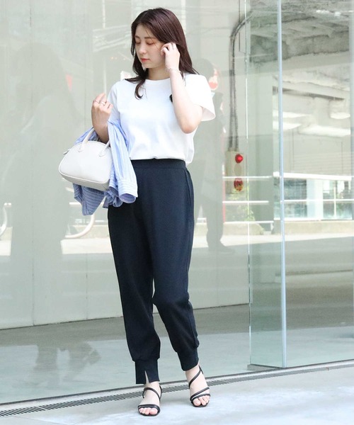 HONEYSUCKLE ROSE（ハニーサックルローズ）の「【HONEYSUCKLE ROSE】スリットジョガーパンツ（その他パンツ・レディース・グレー/ブラック/オフホワイト・M/L）」の21枚目の写真