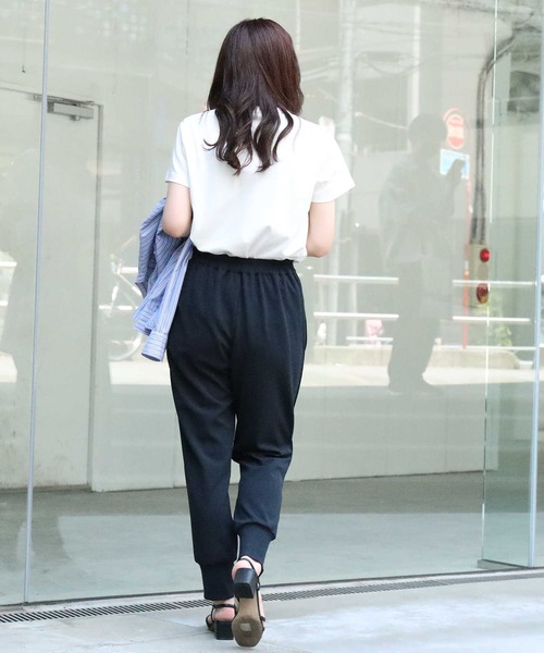 HONEYSUCKLE ROSE（ハニーサックルローズ）の「【HONEYSUCKLE ROSE】スリットジョガーパンツ（その他パンツ・レディース・グレー/ブラック/オフホワイト・M/L）」の22枚目の写真