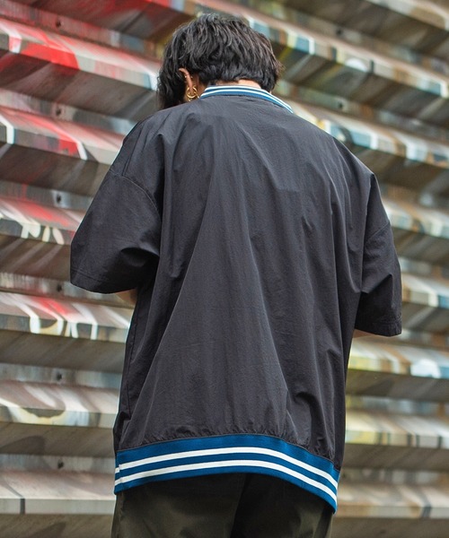SILVER BULLET(シルバーバレット)の「『SILVER BULLET SELECT AP/シルバーバレットセレクト』ラインリブ布帛カレッジTシャツ(Tシャツ/カットソー・メンズ・マスタード/ブラック/グリーン/ネイビー・L/M)」の14枚目の写真