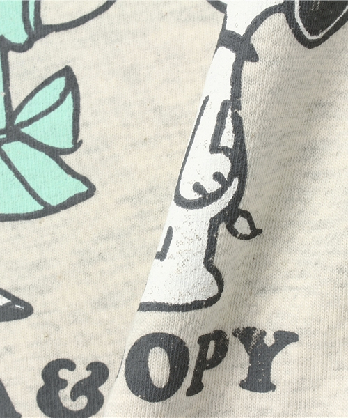 SHIPS(シップス)の「SNOOPY☆SHIPS:プリント チュニック ショートスリーブ①(Tシャツ/カットソー・キッズ・ナチュラル/グレー・80/90)」の21枚目の写真