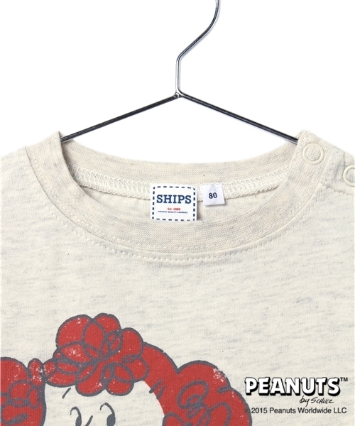 SHIPS(シップス)の「SNOOPY☆SHIPS:プリント チュニック ショートスリーブ①(Tシャツ/カットソー・キッズ・ナチュラル/グレー・80/90)」の12枚目の写真