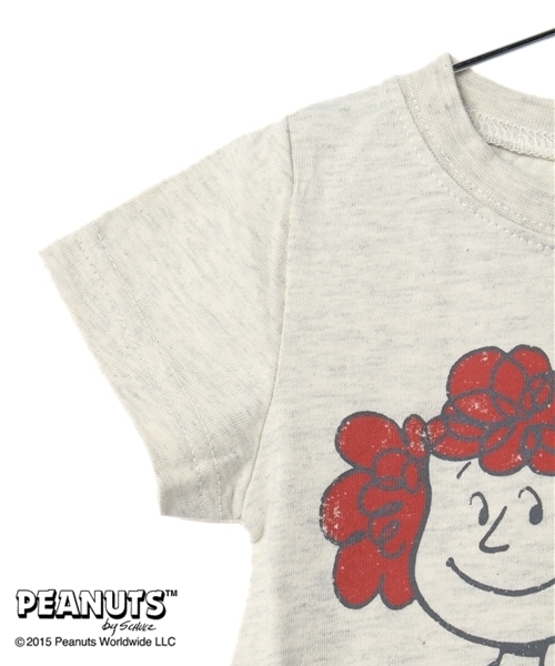 SHIPS(シップス)の「SNOOPY☆SHIPS:プリント チュニック ショートスリーブ①(Tシャツ/カットソー・キッズ・ナチュラル/グレー・80/90)」の10枚目の写真