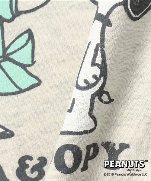 SHIPS(シップス)の「SNOOPY☆SHIPS:プリント チュニック ショートスリーブ①(Tシャツ/カットソー・キッズ・ナチュラル/グレー・80/90)」の11枚目の写真
