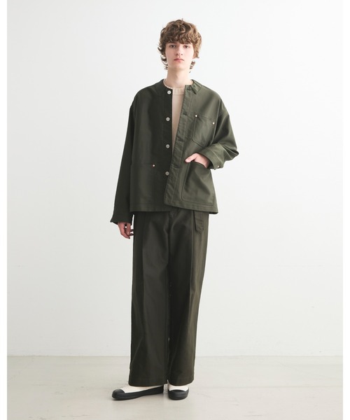 Traditional Weatherwear（トラディショナルウェザーウェア）の「UNIONCOVER301（ブルゾン・メンズ・ダークグリーン/ブラック・38/36）」の3枚目の写真