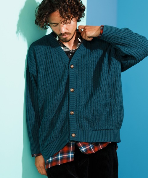 ANGENEHM（アンゲネーム）の「mcg3069-AZEAMI Loose Knit Cardigan