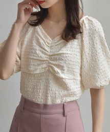 ジャガード胸シャーリングPO