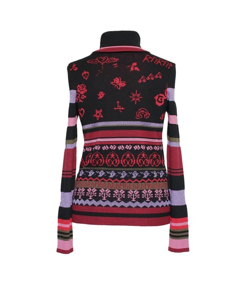 rurumu:（ルルムウ）の「rurumu:/ルルムウ/holyghst high neck knit tops(women's)/ハイネックニットトップス（ニット/セーター・レディース・ブラック/ブルー/アイボリー/サーモンピンク・MEDIUM）」の9枚目の写真