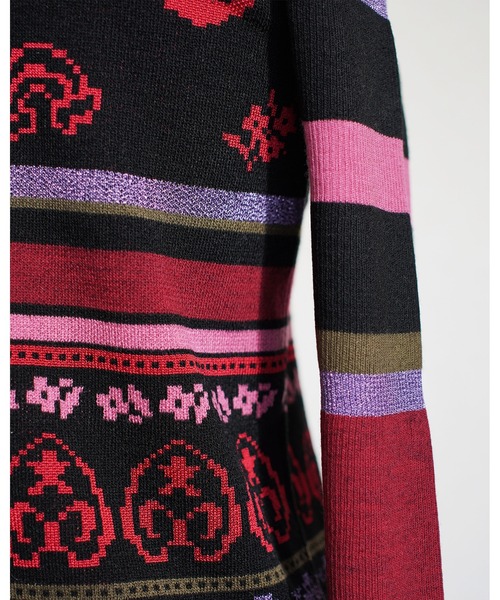 rurumu:（ルルムウ）の「rurumu:/ルルムウ/holyghst high neck knit tops(women's)/ハイネックニットトップス（ニット/セーター・レディース・ブラック/ブルー/アイボリー/サーモンピンク・MEDIUM）」の15枚目の写真