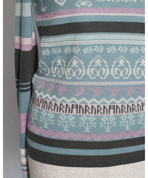 rurumu:（ルルムウ）の「rurumu:/ルルムウ/holyghst high neck knit tops(women's)/ハイネックニットトップス（ニット/セーター・レディース・ブラック/ブルー/アイボリー/サーモンピンク・MEDIUM）」の22枚目の写真