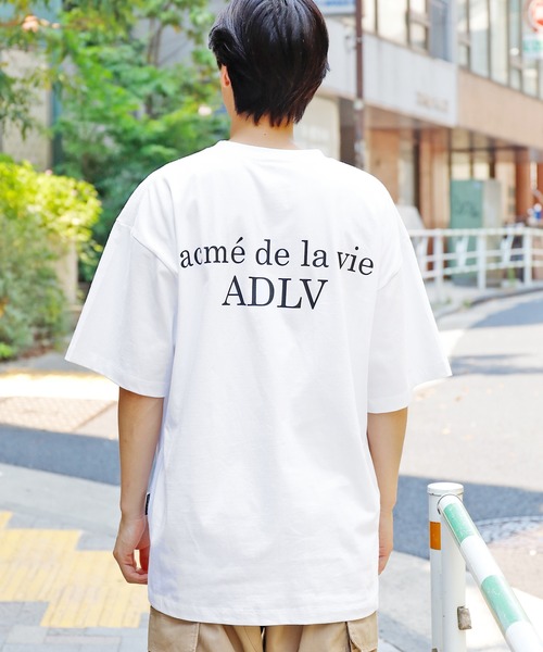acme de la vie(アクメドラビ)の「Acme de la vie/アクメドラビ BABY FACE TELEPHONE BABY SHORT SLEEVE T-SHIRT R WHITE プリントTシャツ(Tシャツ/カットソー・メンズ・ホワイト・1/2)」の3枚目の写真