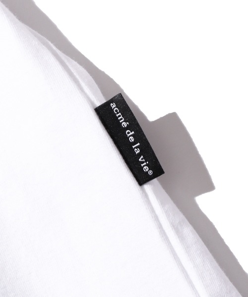 acme de la vie(アクメドラビ)の「Acme de la vie/アクメドラビ BABY FACE TELEPHONE BABY SHORT SLEEVE T-SHIRT R WHITE プリントTシャツ(Tシャツ/カットソー・メンズ・ホワイト・1/2)」の9枚目の写真