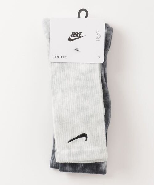 NIKE（ナイキ）の「NIKE/ナイキ エブリデイ プラス クッションド タイダイ クルー ソックス (2足)（ソックス/靴下・メンズ・ブラック/その他・F）」の13枚目の写真