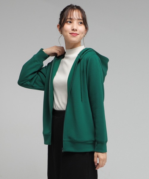 Honeys(ハニーズ)の「オーガニックハイネックTシャツ(Tシャツ/カットソー・レディース・ブラック/パープル/グリーン/アイボリー/レッド系その他/スミクロ・LL/S/M/L)」の18枚目の写真