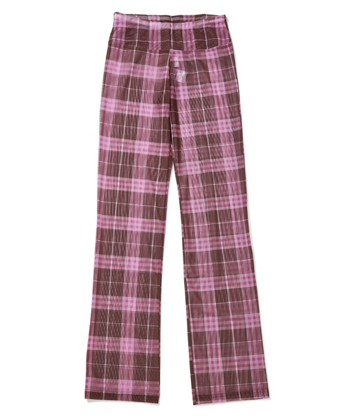 bonjour records（ボンジュールレコーズ）の「【WHYNOTUS/ワイノットアス】mesh skirtpants メッシュスカートパンツ（その他パンツ・レディース・ブルー/ブラウン・M/S）」の8枚目の写真