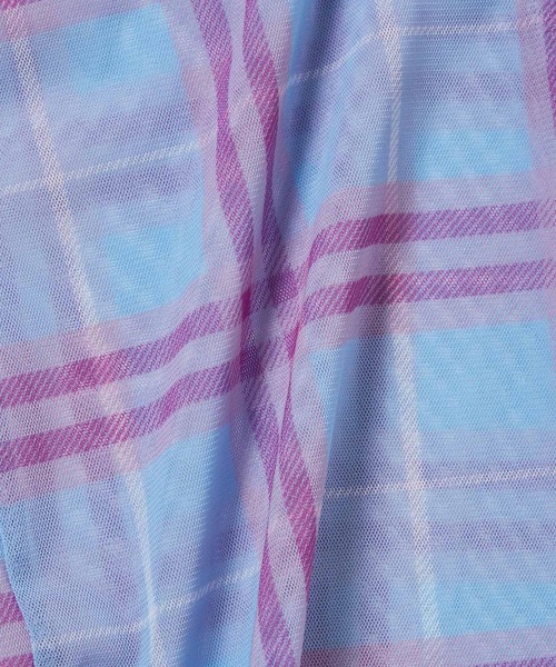 bonjour records（ボンジュールレコーズ）の「【WHYNOTUS/ワイノットアス】mesh skirtpants メッシュスカートパンツ（その他パンツ・レディース・ブルー/ブラウン・M/S）」の12枚目の写真