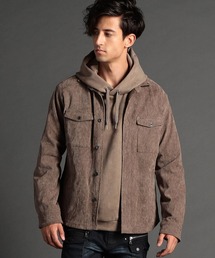 ガムストレッチカルゼコールCPOシャツ
