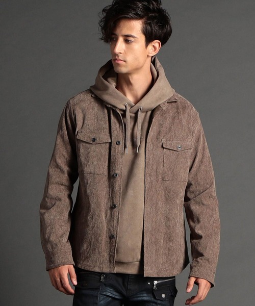 NICOLE CLUB FOR MEN（ニコルクラブフォーメン）の「ガムストレッチカルゼコールＣＰＯシャツ（シャツ/ブラウス・メンズ・ホワイト系/ライトベージュ/モカ・MEDIUM/LARGE/X-LARGE）」の3枚目の写真