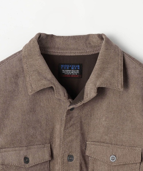 NICOLE CLUB FOR MEN（ニコルクラブフォーメン）の「ガムストレッチカルゼコールＣＰＯシャツ（シャツ/ブラウス・メンズ・ホワイト系/ライトベージュ/モカ・MEDIUM/LARGE/X-LARGE）」の17枚目の写真