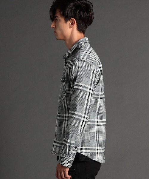 NICOLE CLUB FOR MEN（ニコルクラブフォーメン）の「ガムストレッチカルゼコールＣＰＯシャツ（シャツ/ブラウス・メンズ・ホワイト系/ライトベージュ/モカ・MEDIUM/LARGE/X-LARGE）」の5枚目の写真