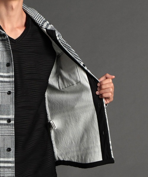 NICOLE CLUB FOR MEN（ニコルクラブフォーメン）の「ガムストレッチカルゼコールＣＰＯシャツ（シャツ/ブラウス・メンズ・ホワイト系/ライトベージュ/モカ・MEDIUM/LARGE/X-LARGE）」の11枚目の写真