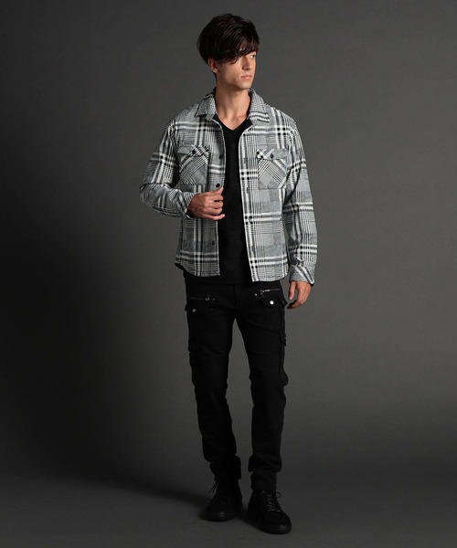 NICOLE CLUB FOR MEN（ニコルクラブフォーメン）の「ガムストレッチカルゼコールＣＰＯシャツ（シャツ/ブラウス・メンズ・ホワイト系/ライトベージュ/モカ・MEDIUM/LARGE/X-LARGE）」の15枚目の写真