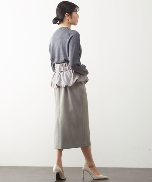 Tiara(ティアラ)の「パールドットニット(ニット/セーター・レディース・アイボリー/ブラック/チャコールグレー・FREE)」の7枚目の写真