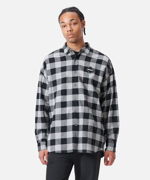 F.C.Real Bristol（エフシーレアルブリストル）の「BIG LOGO FLANNEL 