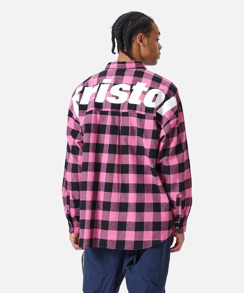 F.C.Real Bristol（エフシーレアルブリストル）の「BIG LOGO FLANNEL