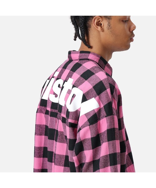 F.C.Real Bristol（エフシーレアルブリストル）の「BIG LOGO FLANNEL