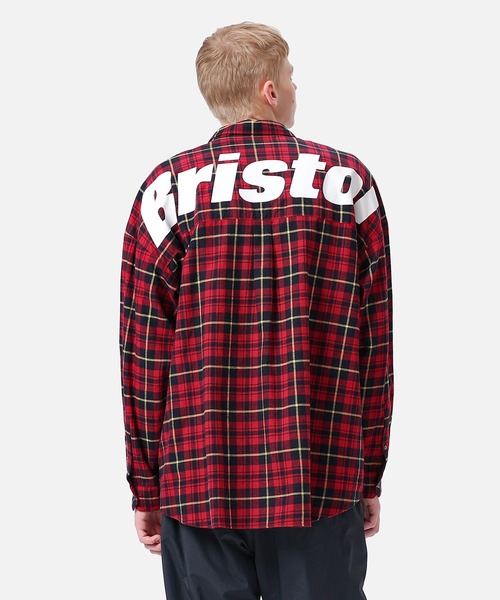 F.C.Real Bristol（エフシーレアルブリストル）の「BIG LOGO FLANNEL