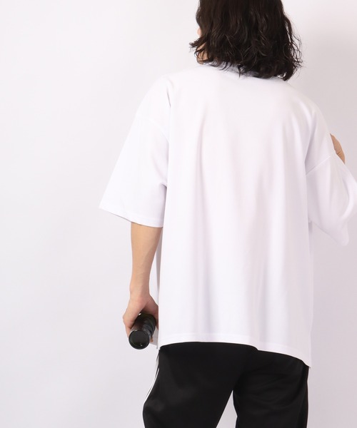 Bling Leads(ブリングリーズ)の「Bling Leads 半袖 梨地BIGクルーネックTee(Tシャツ/カットソー・メンズ・ブラウン/ブルー/ホワイト/ブラウン系その他/ブラック・L/M)」の6枚目の写真