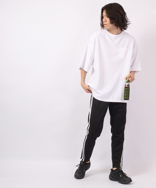 Bling Leads(ブリングリーズ)の「Bling Leads 半袖 梨地BIGクルーネックTee(Tシャツ/カットソー・メンズ・ブラウン/ブルー/ホワイト/ブラウン系その他/ブラック・L/M)」の7枚目の写真