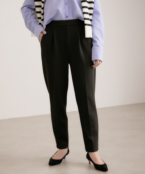 COLLAGE GALLARDAGALANTE（コラージュガリャルダガランテ）の「ダンボールテーパードパンツ（スラックス・レディース・ホワイト/ブラック/ライトグレー・FREE）」の19枚目の写真