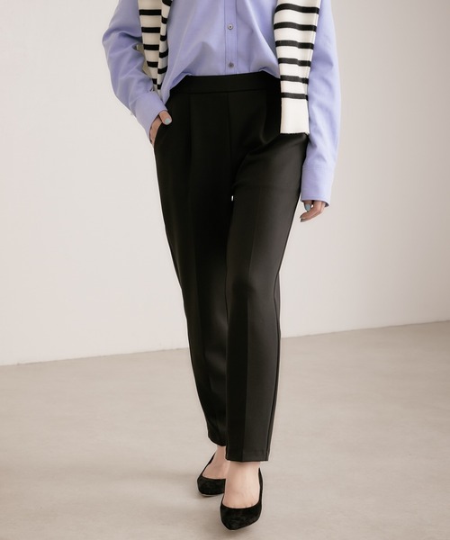 COLLAGE GALLARDAGALANTE（コラージュガリャルダガランテ）の「ダンボールテーパードパンツ（スラックス・レディース・ホワイト/ブラック/ライトグレー・FREE）」の5枚目の写真