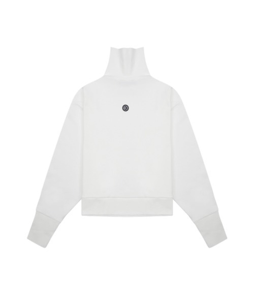 BASIC COTTON（ベーシックコットン）の「【BASIC COTTON/ベーシックコットン】WARMER POLA MTM /ハイネック ウォーマー スウェット 白 黒 タートルネック トップス 秋服 冬服（スウェット・メンズ・ブラック/ホワイト・ONE SIZE）」の17枚目の写真