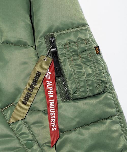 Alpha Industries(アルファインダストリーズ)の「<ALPHA × monkey time> N-2B mtMOD/モッズコート(モッズコート・メンズ・ブラック/オリーブ・M/L/XL)」の8枚目の写真