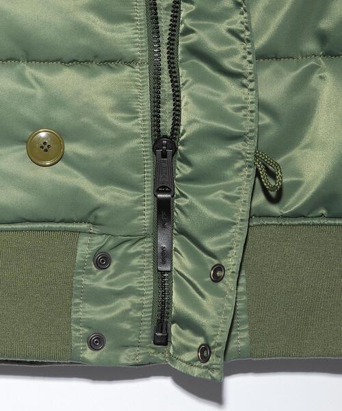 Alpha Industries(アルファインダストリーズ)の「<ALPHA × monkey time> N-2B mtMOD/モッズコート(モッズコート・メンズ・ブラック/オリーブ・M/L/XL)」の9枚目の写真