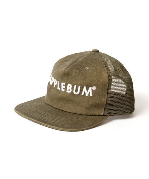 APPLEBUM（アップルバム）の「Vintage Wash Mesh Cap（キャップ・メンズ・レッド/オリーブ・FREE）」の2枚目の写真