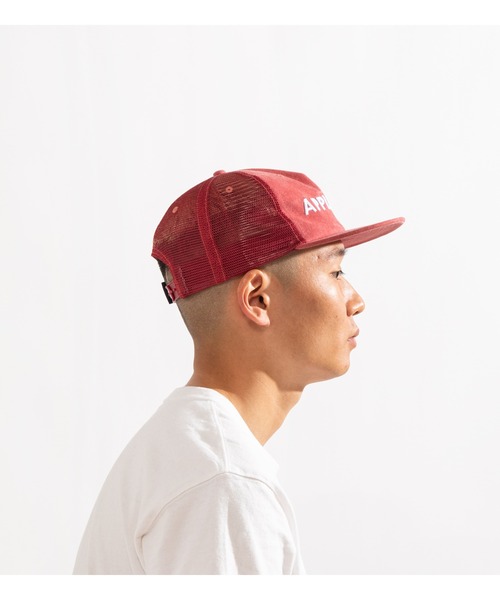 APPLEBUM（アップルバム）の「Vintage Wash Mesh Cap（キャップ・メンズ・レッド/オリーブ・FREE）」の6枚目の写真