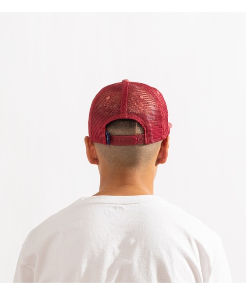 APPLEBUM（アップルバム）の「Vintage Wash Mesh Cap（キャップ・メンズ・レッド/オリーブ・FREE）」の11枚目の写真